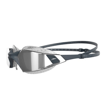 Silver - Side - Speedo Aquapulse Pro Mirrored Swimming Goggles