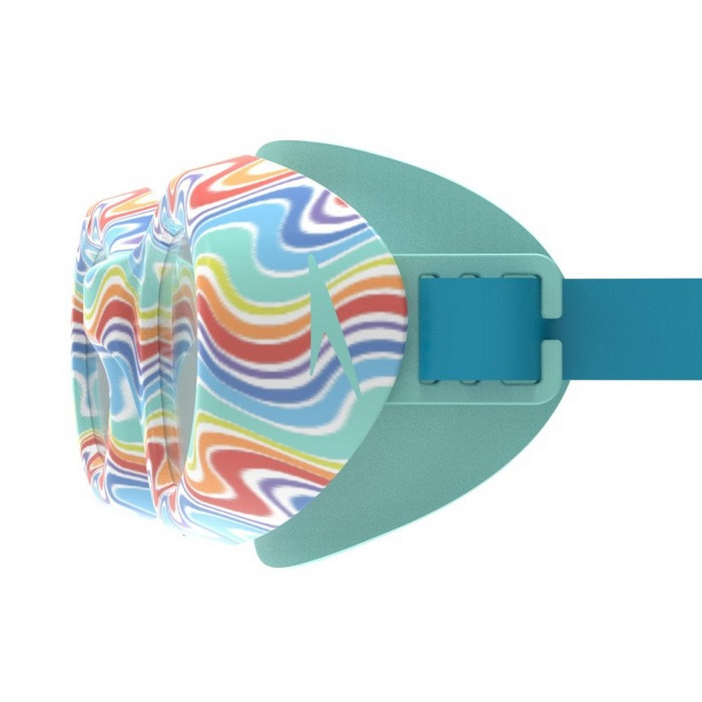 Rainbow - Side - Speedo Childrens-Kids Futura Hydrospex Swimming Goggles