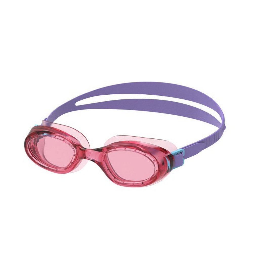 Pink-Lilac - Front - Speedo Childrens-Kids Futura Hydrospex Swimming Goggles
