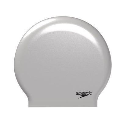 Silver - Front - Speedo Unisex Adult Biofuse Protective Swim Cap