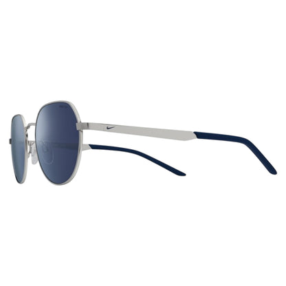 Blue - Back - Nike Unisex Adult Traveler Trend Round Sunglasses