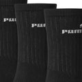 Black - Side - Puma Unisex Adults Crew Socks (Pack Of 3)