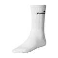 White - Front - Puma Unisex Adults Crew Socks (Pack Of 3)