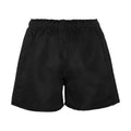 Black - Back - Canterbury Childrens-Kids Professional Polyester Shorts