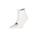 White-Black - Side - Head Mens Quarter Socks (Pack of 3)