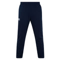 Navy - Front - Canterbury Childrens-Kids Stretch Tapered Tracksuit Bottoms
