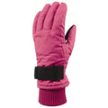 Pink - Front - Carta Sport Childrens-Kids Ski Gloves