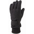 Black - Front - Carta Sport Childrens-Kids Ski Gloves