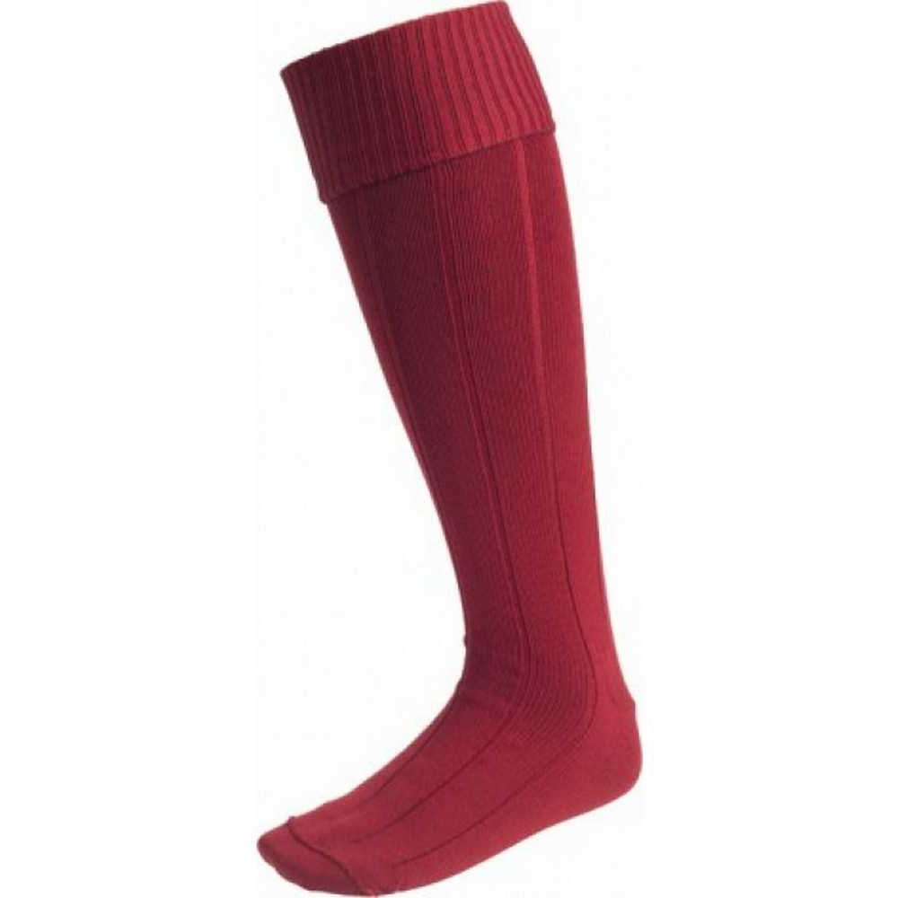 Maroon - Back - Carta Sport Mens Football Socks
