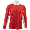 Red-White - Front - Carta Sport Unisex Adult London Panel Jersey Football Shirt