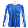 Royal Blue-White - Front - Carta Sport Unisex Adult London Panel Jersey Football Shirt