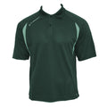 Dark Green - Back - Masita Mens Polo Shirt