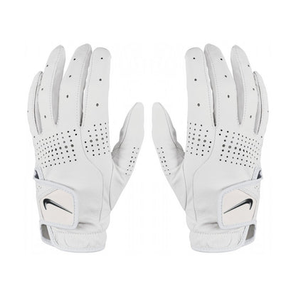 White-Black - Back - Nike Womens-Ladies Tour Classic III Leather 2020 Right Hand Golf Glove