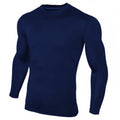 Navy - Front - Carta Sport Childrens-Kids Long-Sleeved Base Layer Top