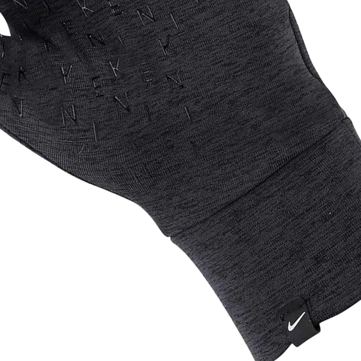 Black-Silver Marl - Lifestyle - Nike Mens Fleece Running Gloves