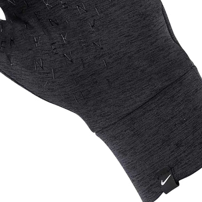 Black-Silver Marl - Lifestyle - Nike Mens Fleece Running Gloves