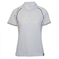 White - Front - Masita Womens-Ladies 112024 Polo Shirt