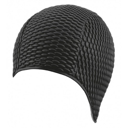 Black - Front - Beco Unisex Adult Bubble Strapless Swim Cap