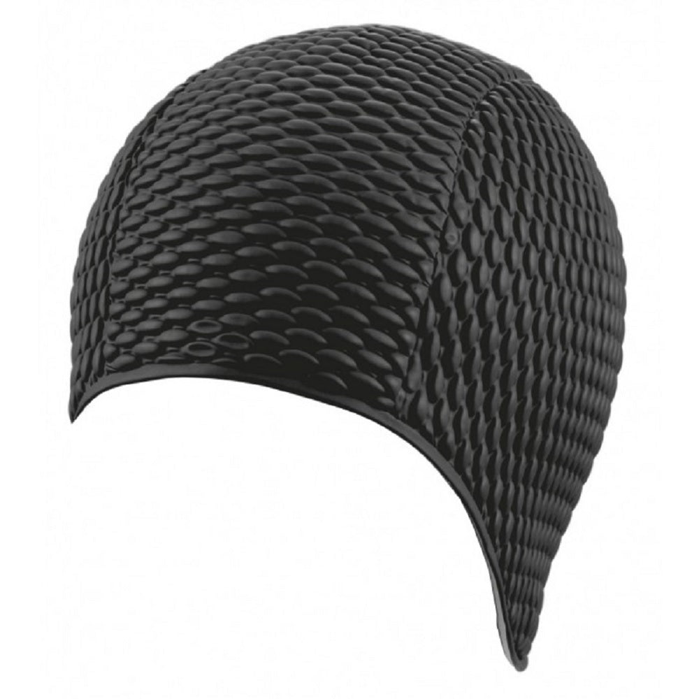 Black - Front - Beco Unisex Adult Bubble Strapless Swim Cap