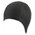 Black - Front - Beco Unisex Adult Bubble Strapless Swim Cap