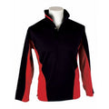 Black-Scarlet - Front - Carta Sport Unisex Adult Reversible Rugby Shirt