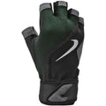 Black-Grey - Front - Nike Mens Premium Fingerless Gloves