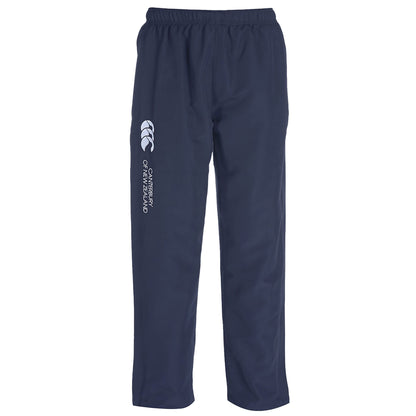 Navy - Front - Canterbury Mens Open Hem Tracksuit Bottoms