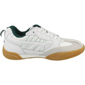 White-Grey-Brown - Back - Hi-Tec Unisex Adult Suede Squash Trainers