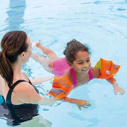 Orange-Green - Side - Zoggs Baby Swimming Armbands