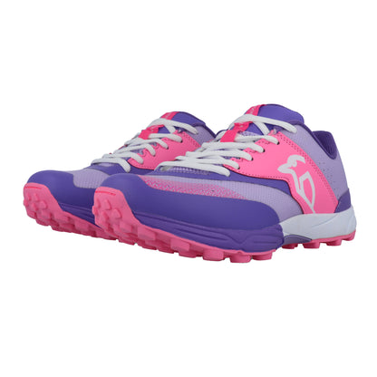 Dusky Purple-Lilac-Pink - Close up - Kookaburra Womens-Ladies Hockey Shoes