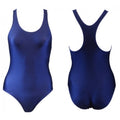 Navy - Front - Zika Womens-Ladies One Piece Swimsuit