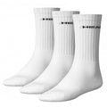 White - Front - Head Womens-Ladies Crew Socks (Pack Of 3)