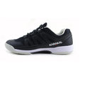 Silver-Black-Yellow - Front - Karakal Mens Prolite Indoor Court Trainers