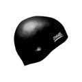 Black - Back - Zoggs Womens-Ladies Silicone Swim Cap