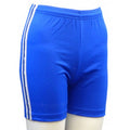 Royal Blue-White - Front - Carta Sport Womens-Ladies Stripe Shorts