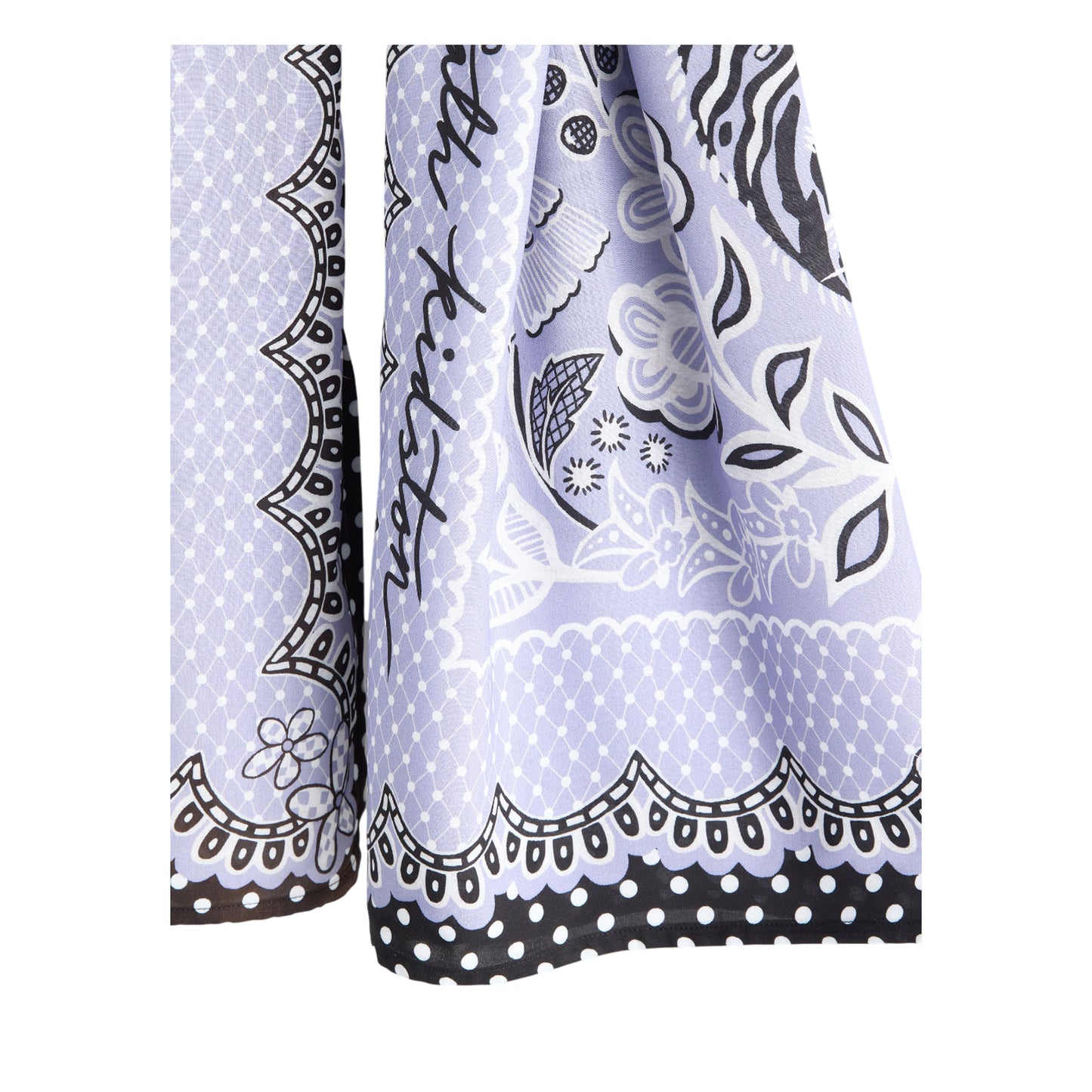 Blue - Side - Cath Kidston Tiger Scarf