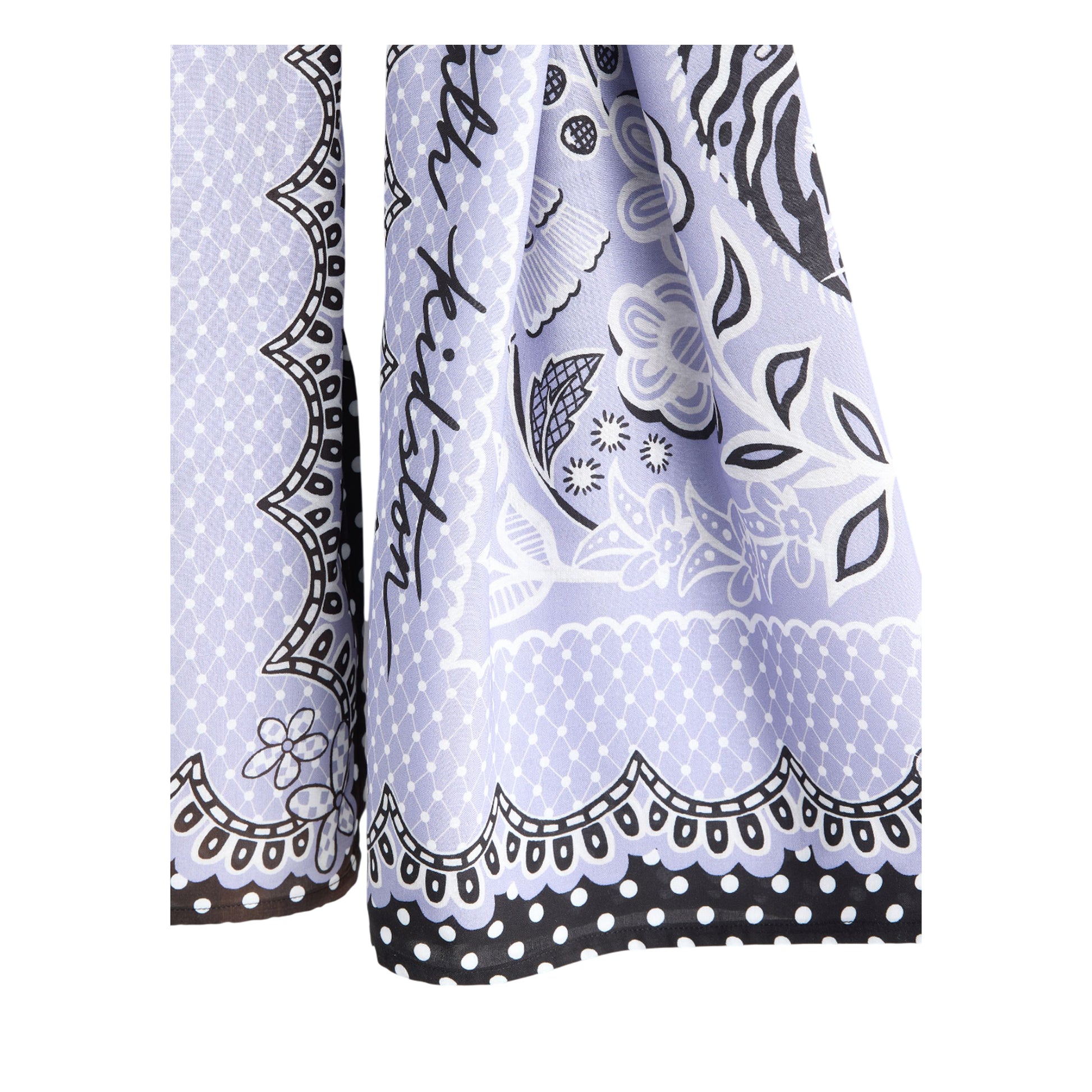 Blue - Side - Cath Kidston Tiger Scarf