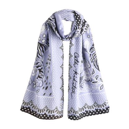 Blue - Front - Cath Kidston Tiger Scarf