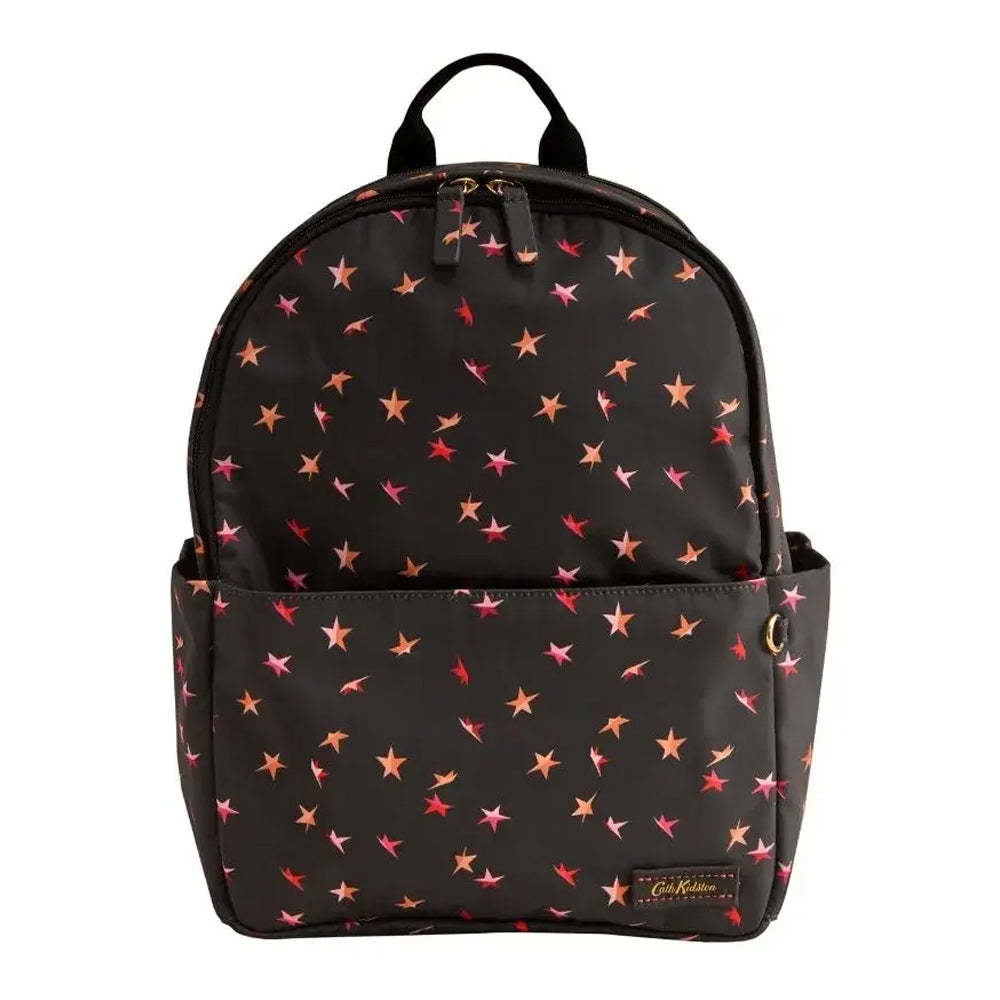 Black - Back - Cath Kidston Stars Compact Backpack
