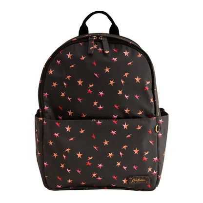 Black - Back - Cath Kidston Stars Compact Backpack