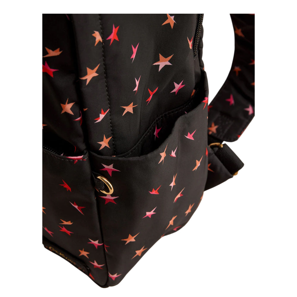 Black - Side - Cath Kidston Stars Compact Backpack