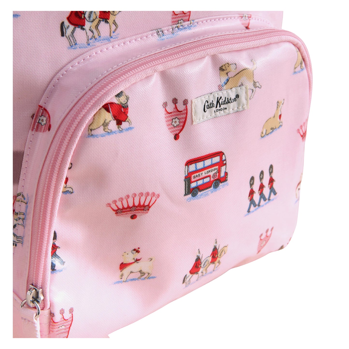 Pink - Side - Cath Kidston London Pattern Backpack