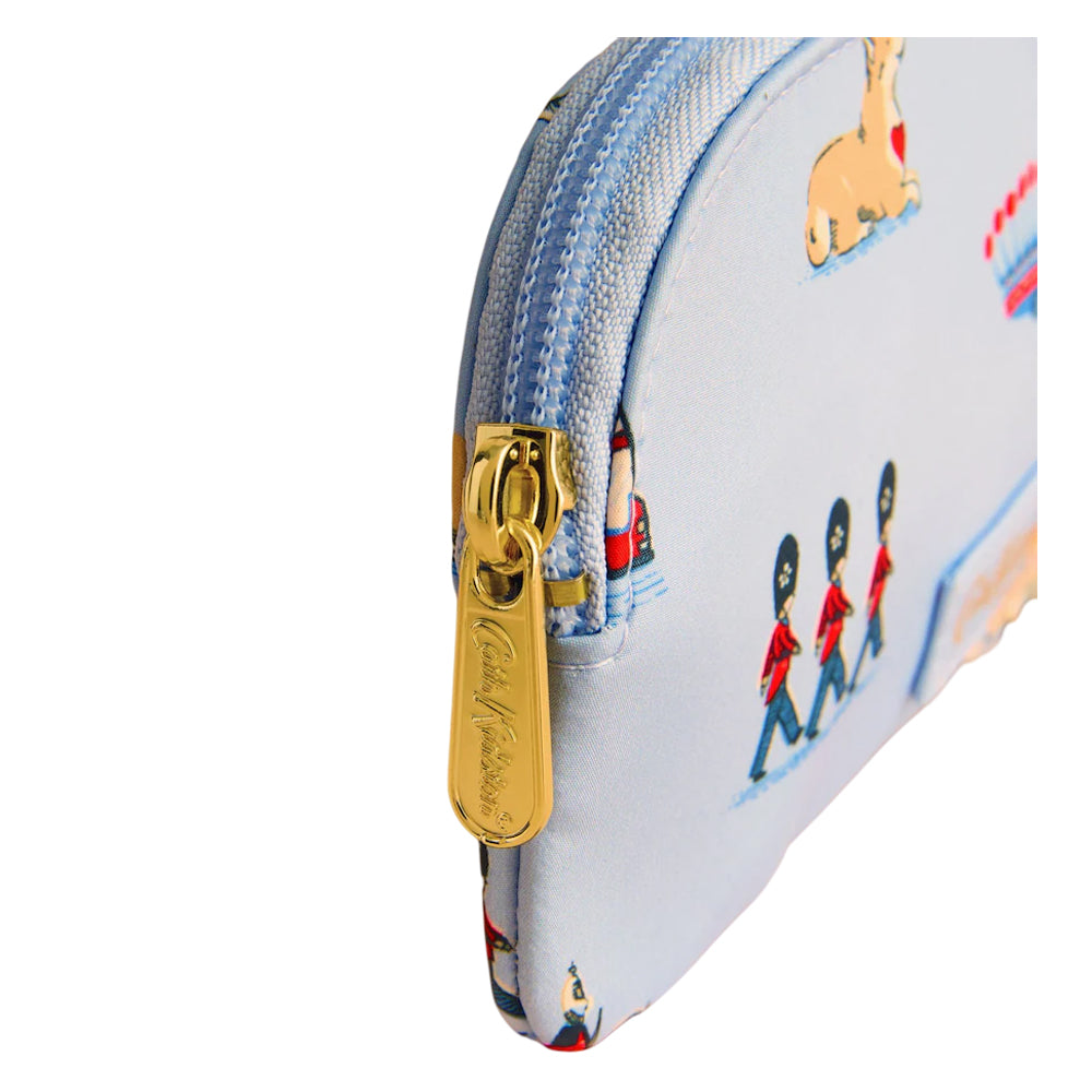 Blue - Back - Cath Kidston Queen London Half Moon Purse