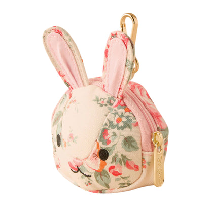 Cream-Multicoloured - Back - Cath Kidston Hackney Rabbit Clip-On Purse