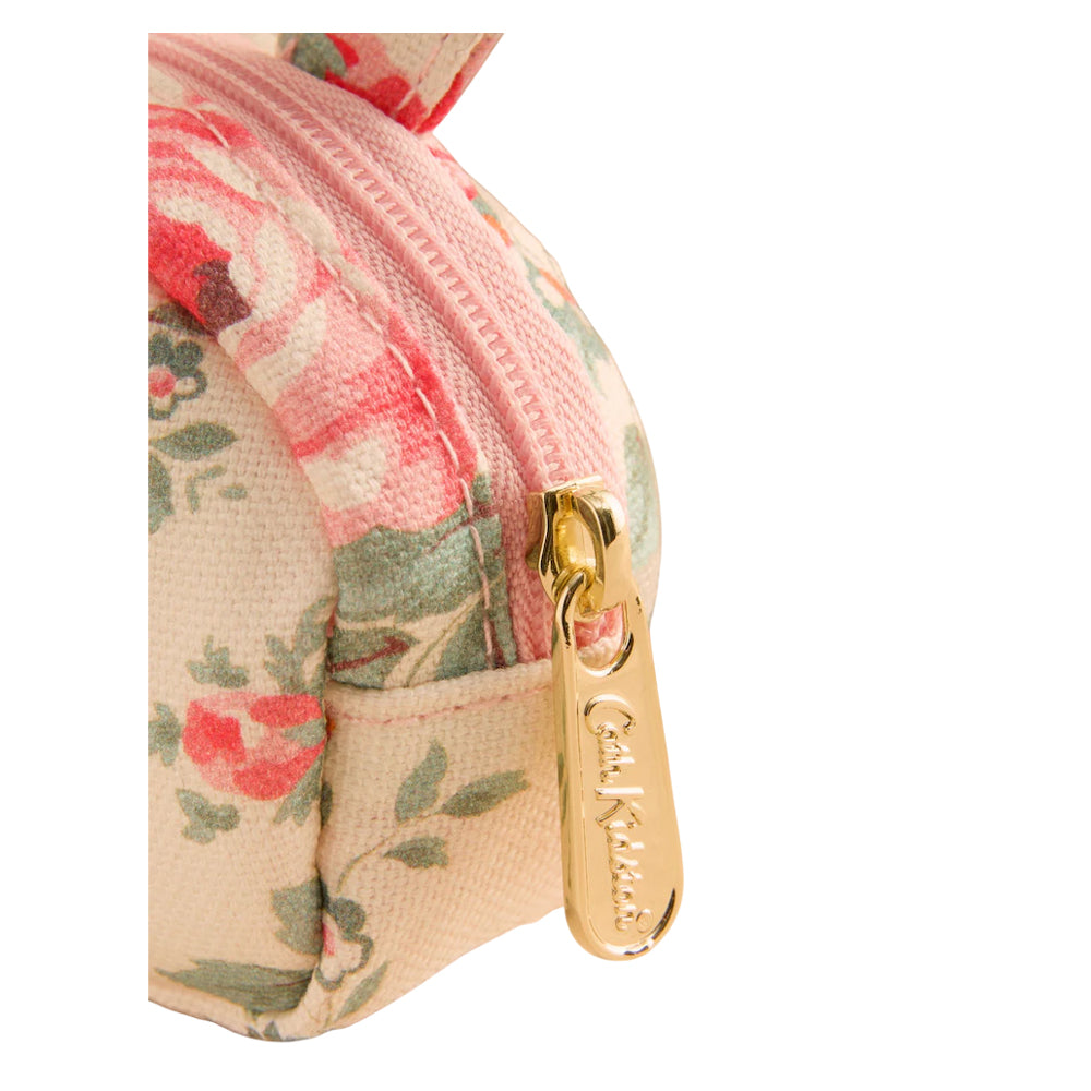 Cream-Multicoloured - Side - Cath Kidston Hackney Rabbit Clip-On Purse