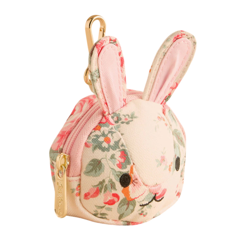 Cream-Multicoloured - Front - Cath Kidston Hackney Rabbit Clip-On Purse