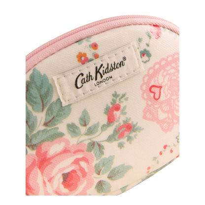 Cream - Back - Cath Kidston Womens-Ladies Hackney Rose Coin Purse