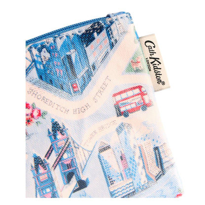 Blue - Back - Cath Kidston London Town Zipped Purse