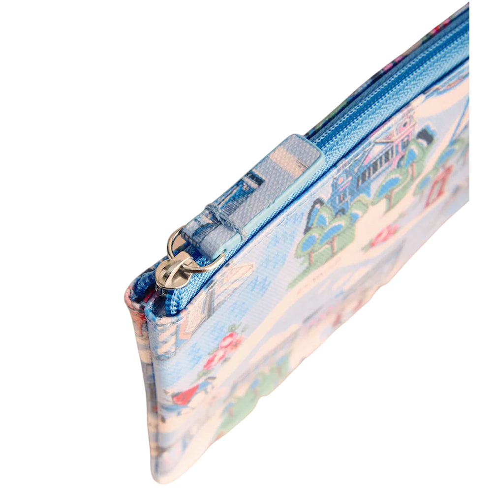 Blue - Side - Cath Kidston London Town Zipped Purse