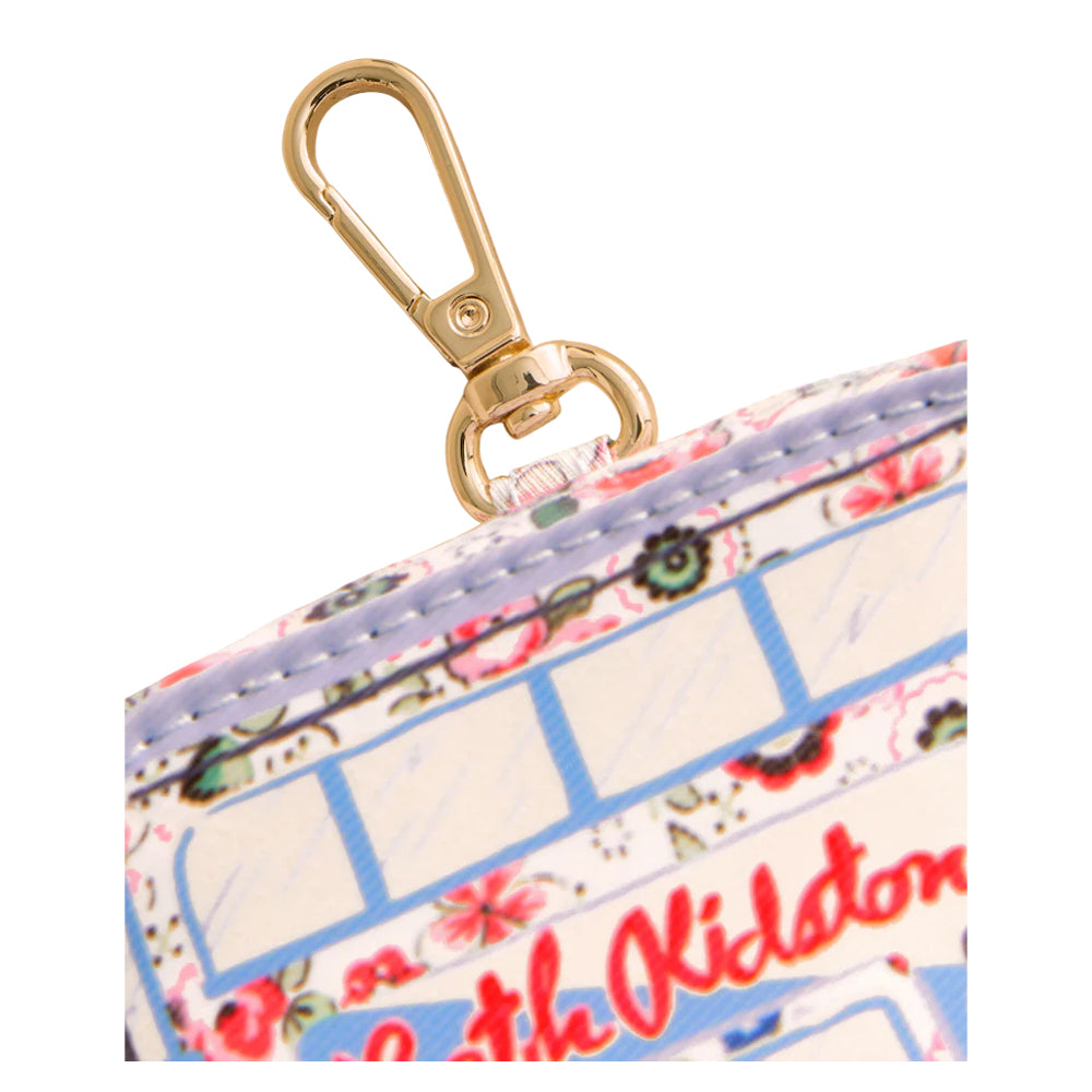Blue - Side - Cath Kidston London Bus Clip-On Purse